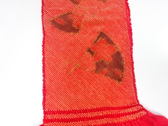  正絹　振袖用　絞り帯揚げ